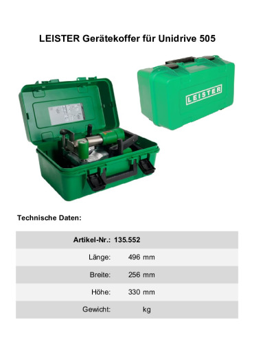 thumbnail of 135_552 Geraetekoffer Unidrive 505