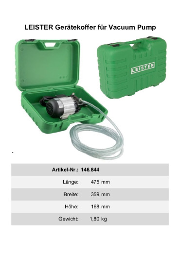 thumbnail of 146_844 Geraetekoffer Vacuum Pump