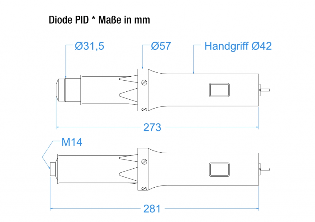 Diode PID - technische Zeichnung