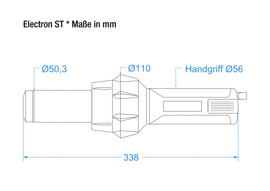 Electron ST - technische  Zeichnung