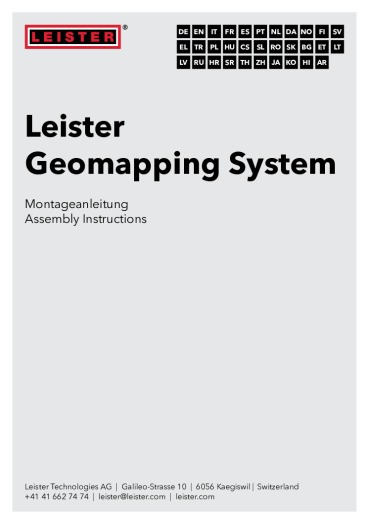 Leister Geomapping System - Montageanleitung