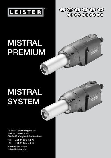 thumbnail of mistral-premium-mistral-system-bedienungsanleitung