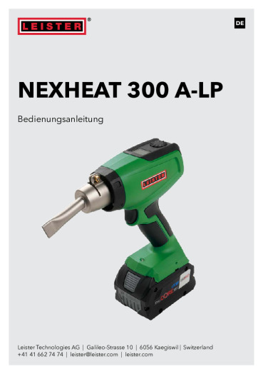 thumbnail of nexheat-300-a-lp-bedienungsanleitung