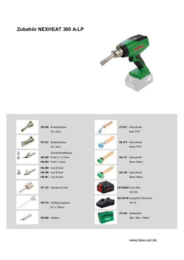 thumbnail of nexheat-300-zubehoer