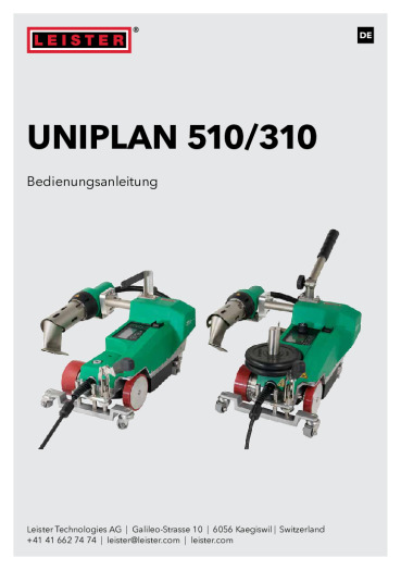 thumbnail of uniplan-310-bedienungsanleitung